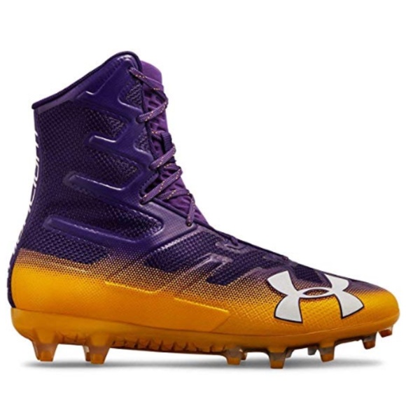 Soccer Cleats Purple And Yellow Under Armour Highlight Cleats